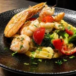 Fettuccine com Gambas